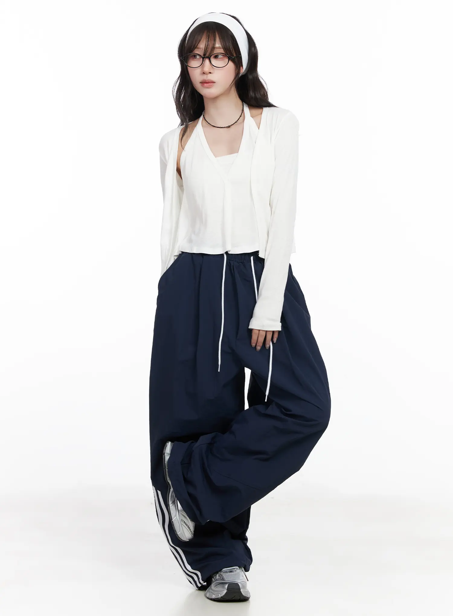 Sleeveless Top and Cardigan Set CF523