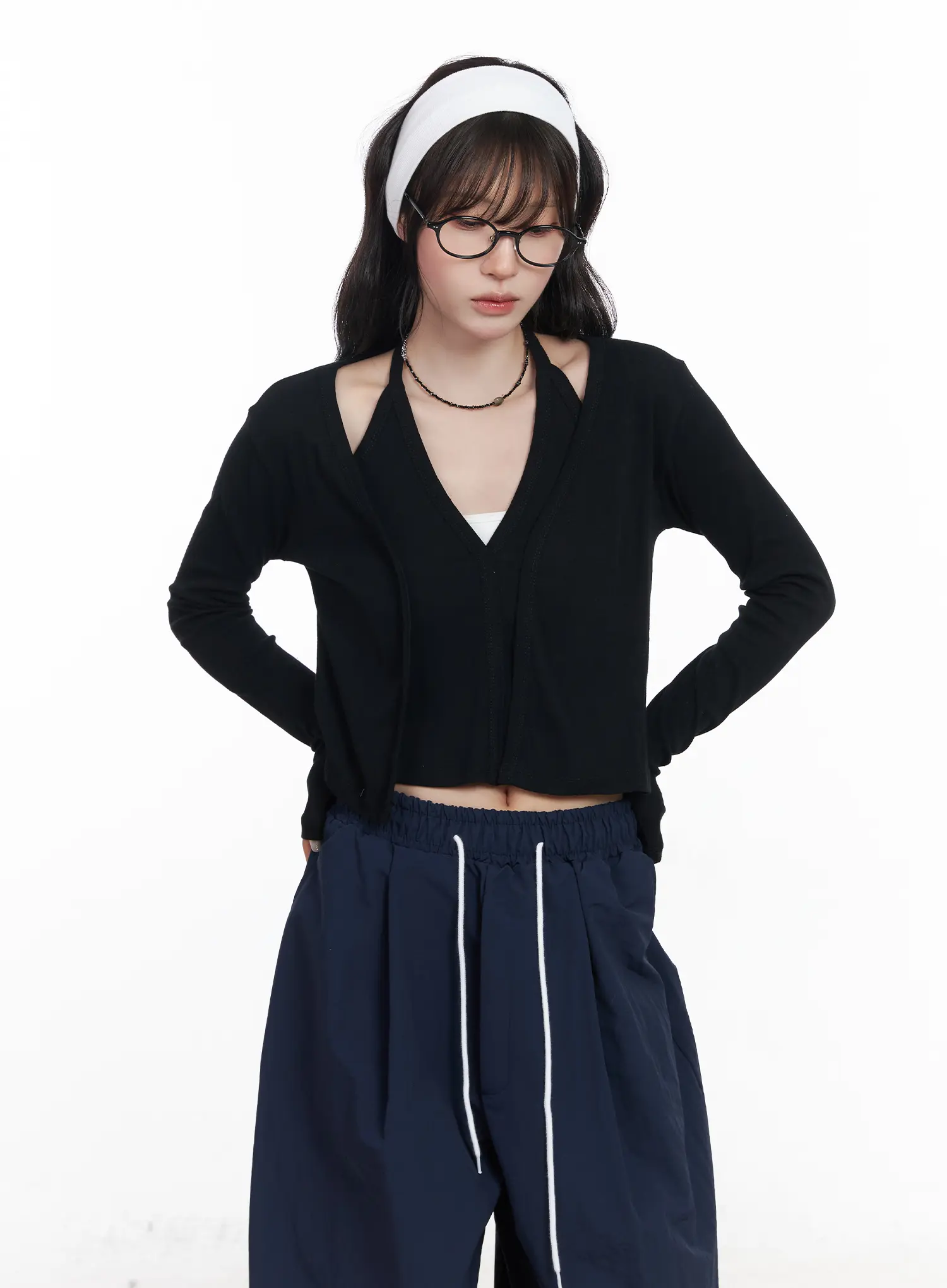 Sleeveless Top and Cardigan Set CF523 - Image 10