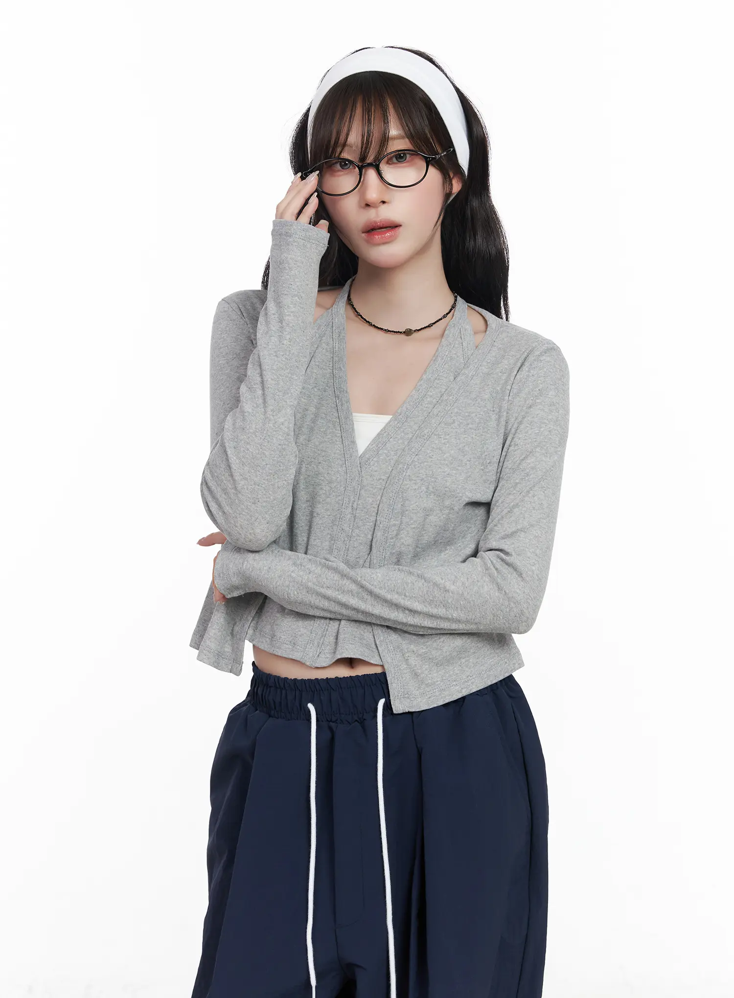 Sleeveless Top and Cardigan Set CF523 - Image 2