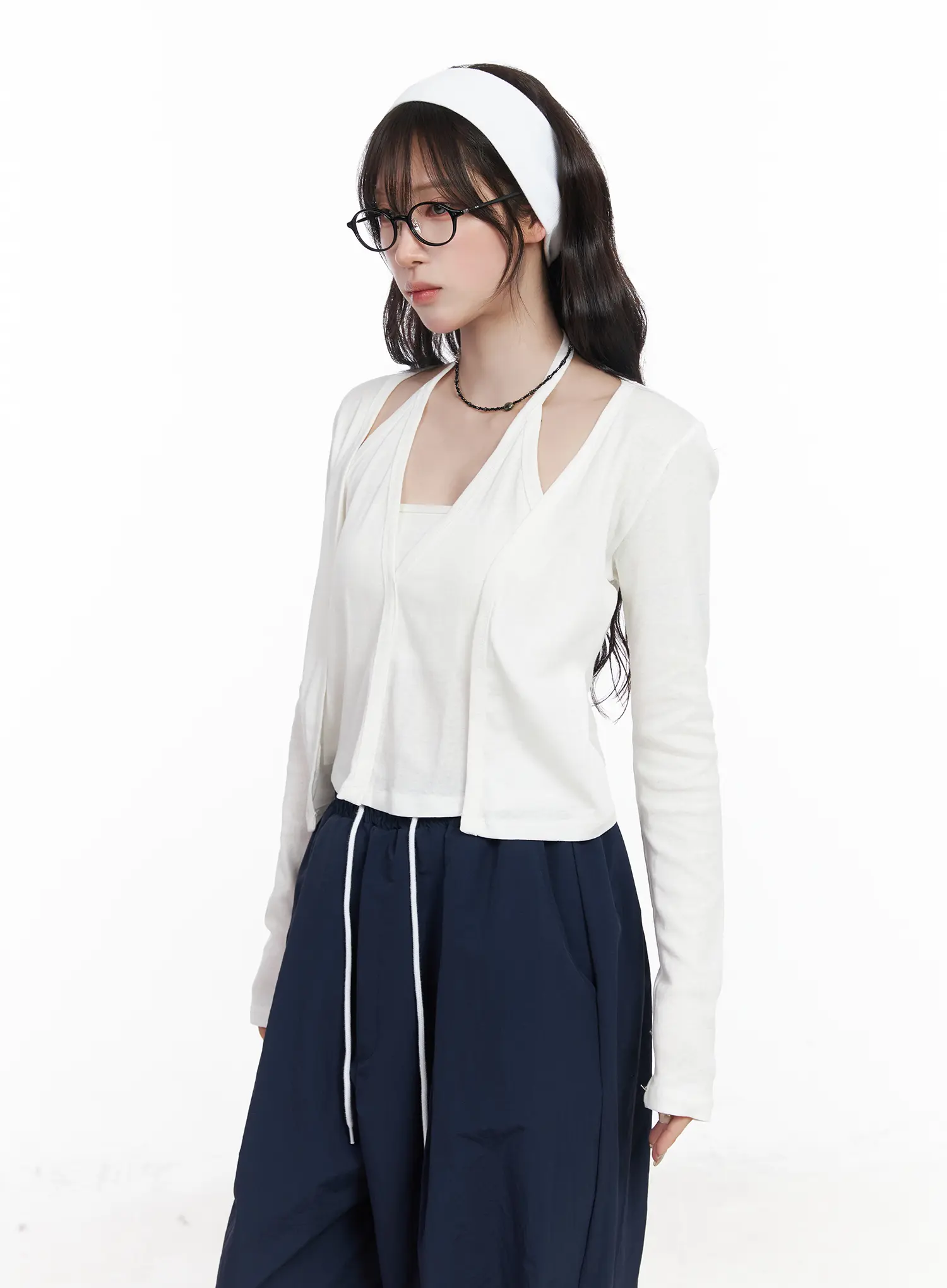 Sleeveless Top and Cardigan Set CF523 - Image 6