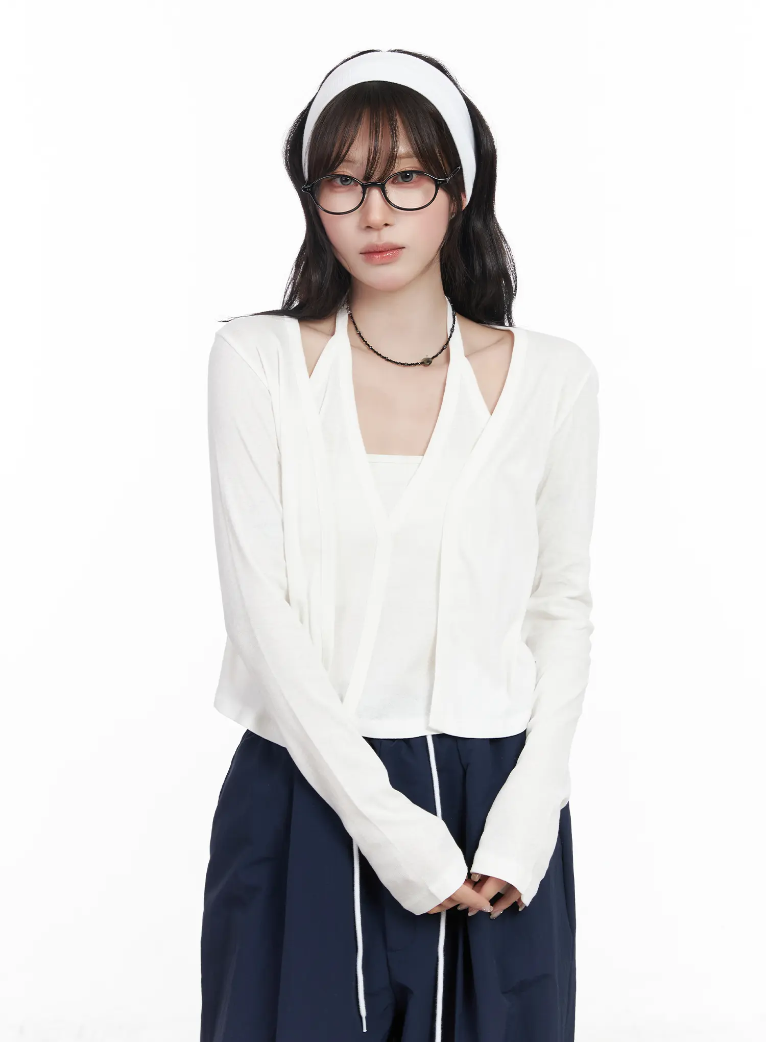 Sleeveless Top and Cardigan Set CF523 - Image 8