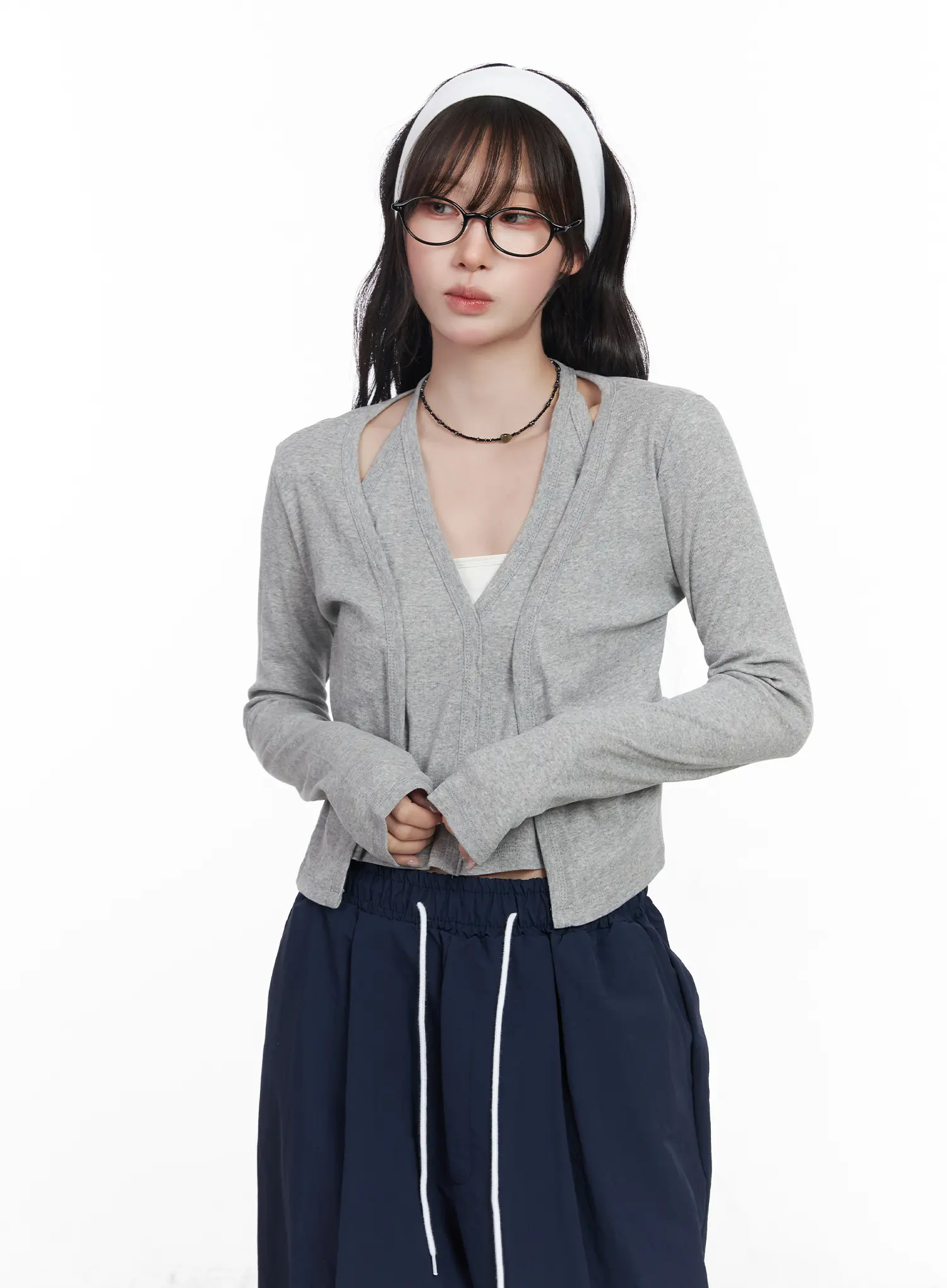 Sleeveless Top and Cardigan Set CF523 - Image 9