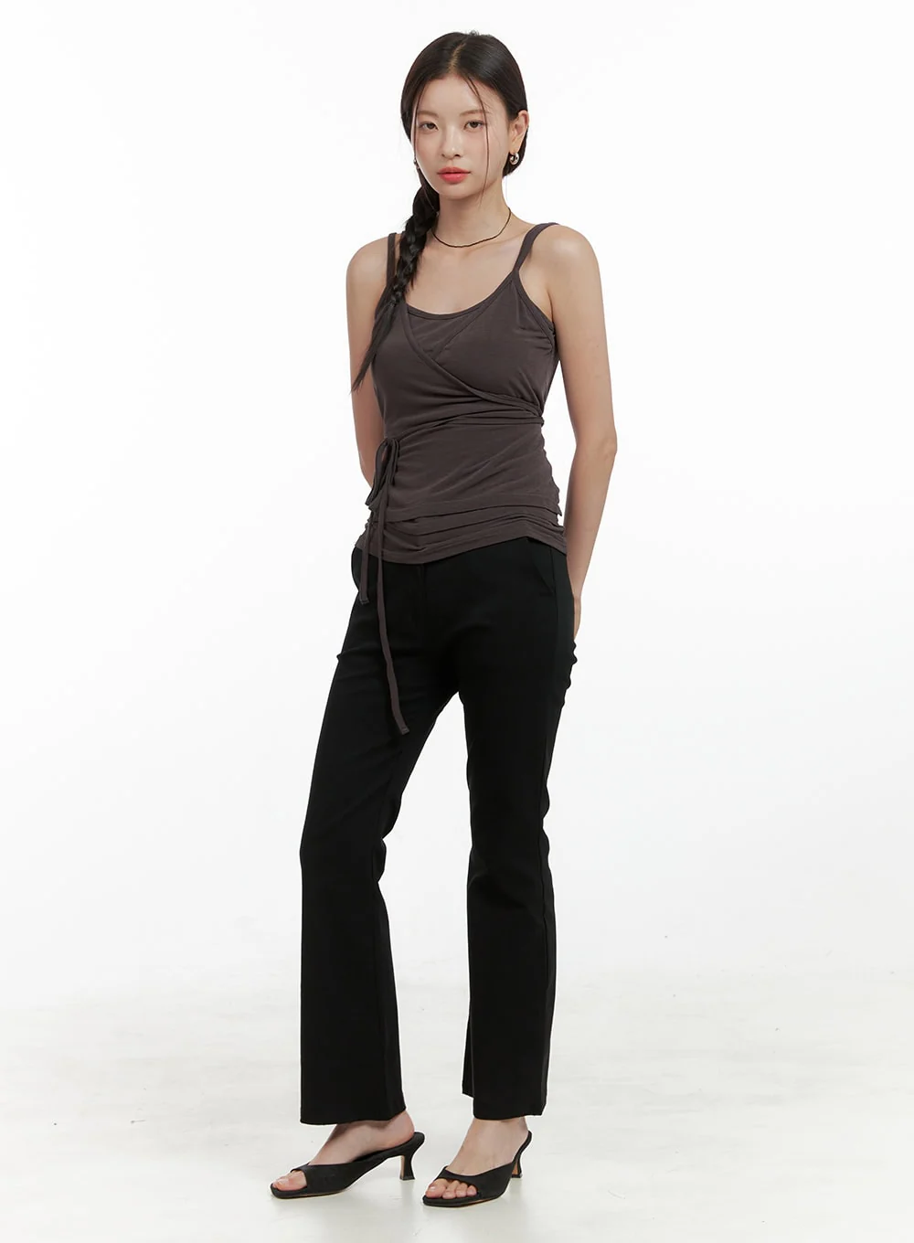 Slim Bootcut Basic Pants OL411 - Image 2