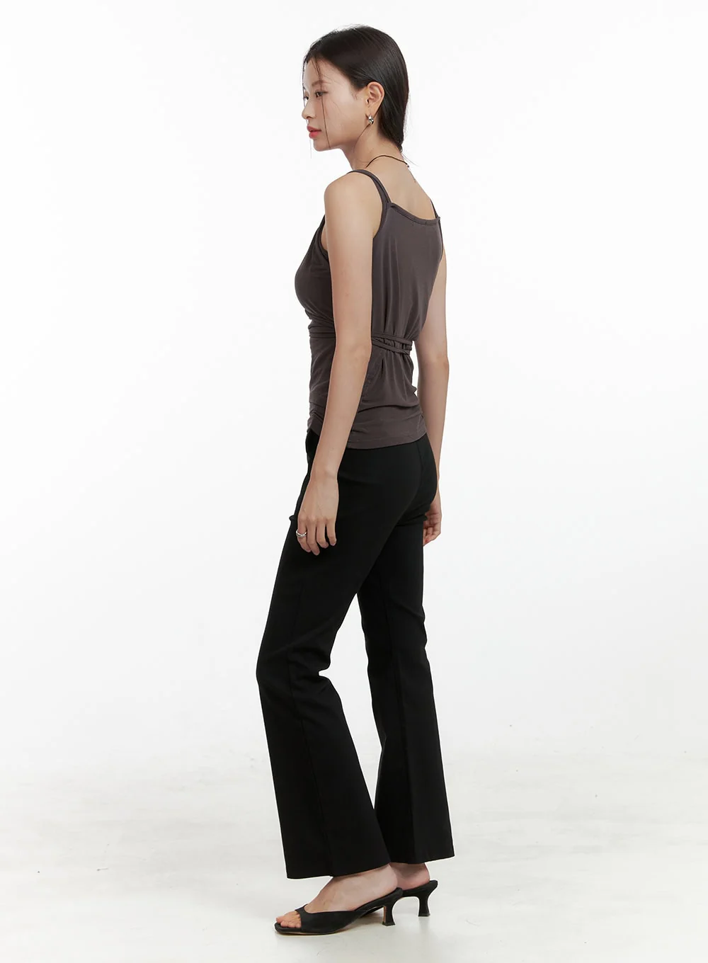 Slim Bootcut Basic Pants OL411 - Image 4