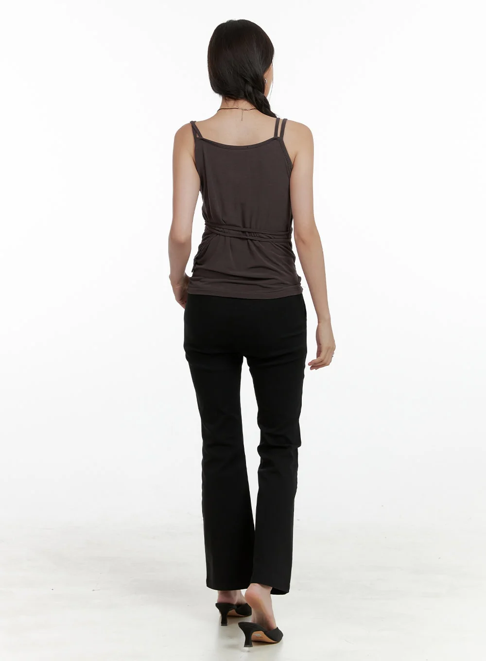 Slim Bootcut Basic Pants OL411 - Image 5