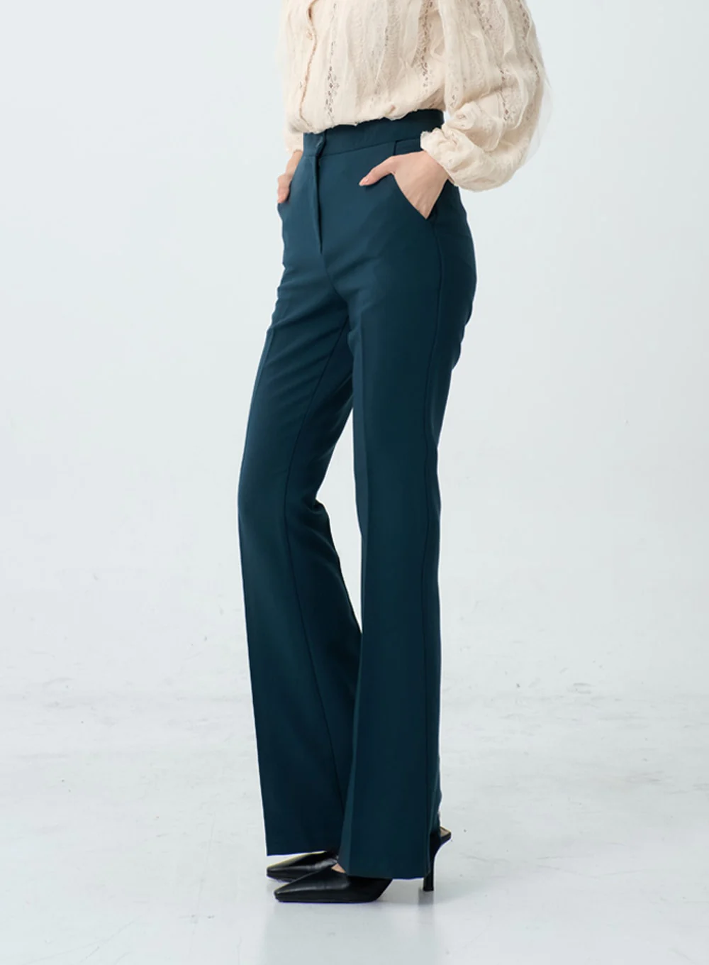Slim Bootcut Tailored Pants IO18 - Image 2