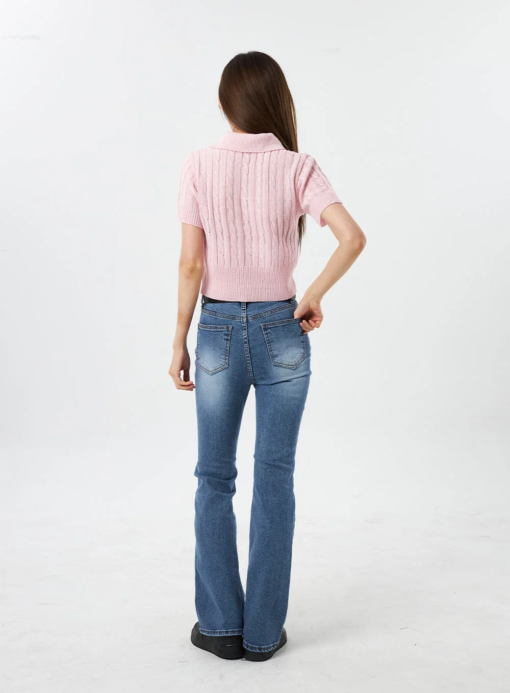 Slim Fit Bootcut Jeans CY303 - Image 11