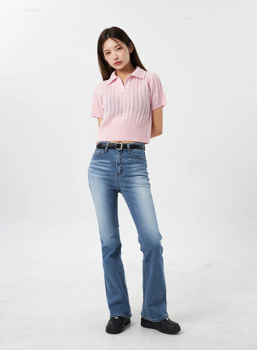 Slim Fit Bootcut Jeans CY303 - Image 12