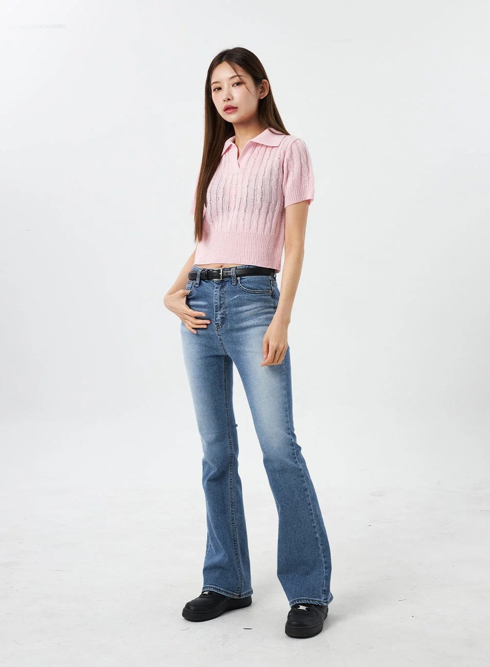 Slim Fit Bootcut Jeans CY303 - Image 6