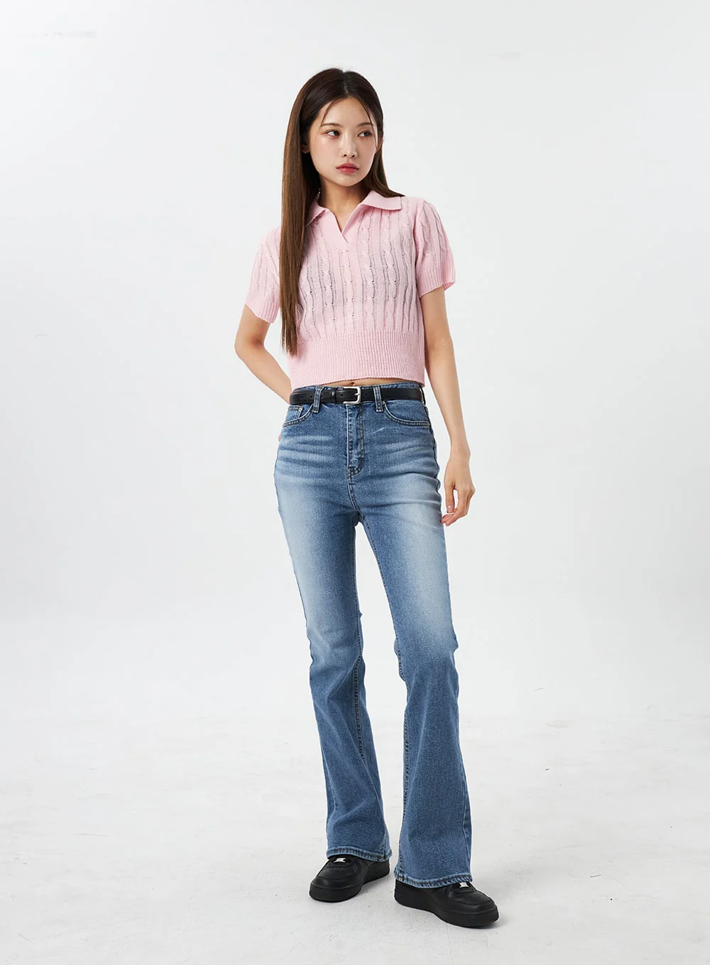 Slim Fit Bootcut Jeans CY303 - Image 9