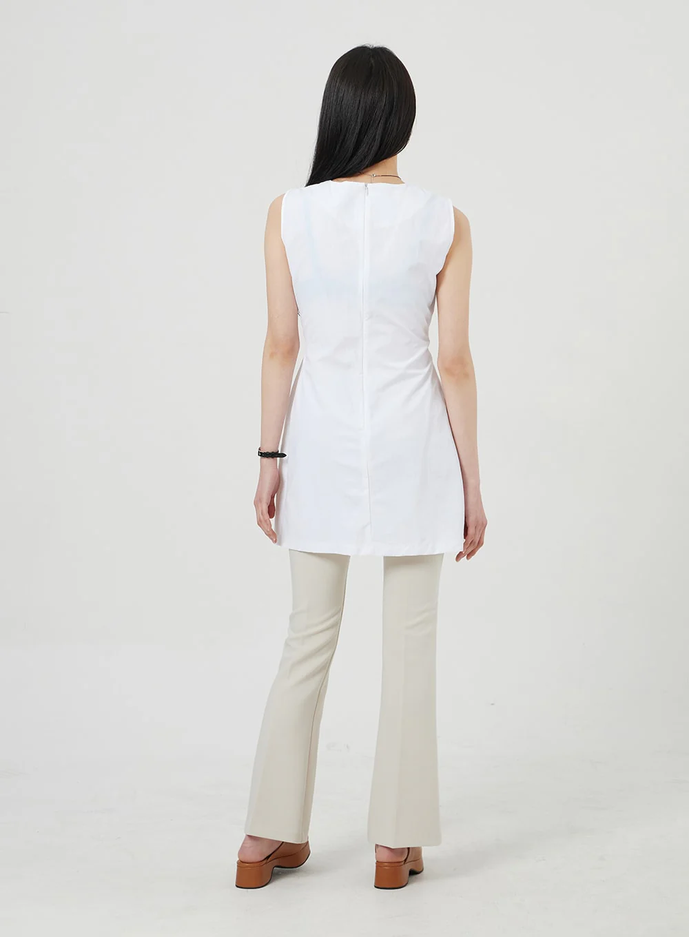 Slim Fit Bootcut Pants OF322 - Image 7