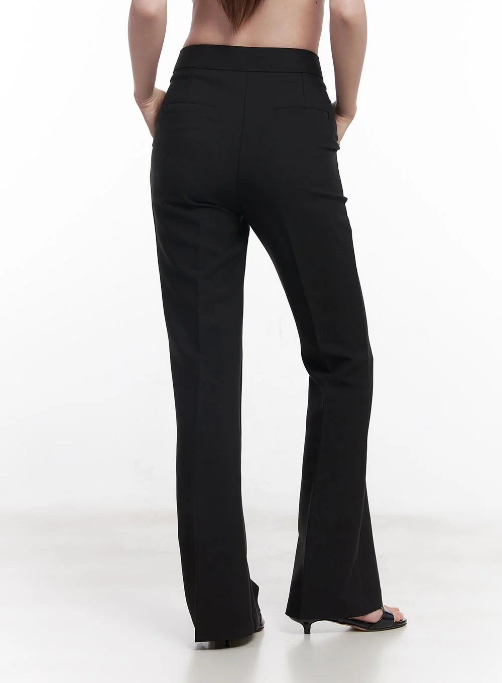 Slim-Fit Flared Trousers CY519 - Image 7