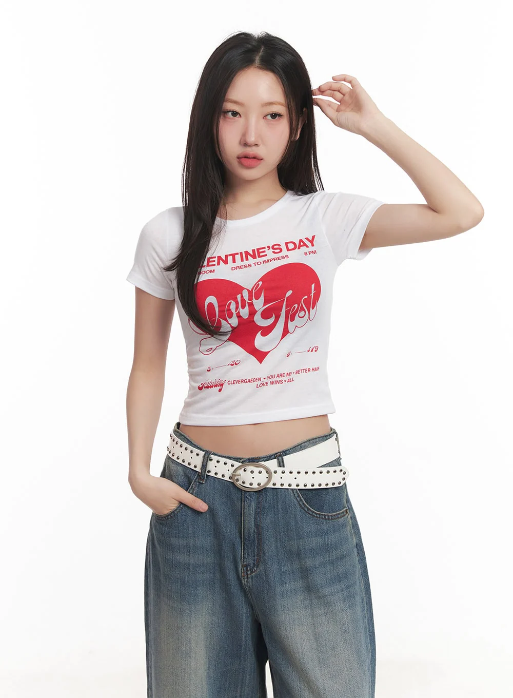 Slim-Fit Graphic Top CA525 - Image 10