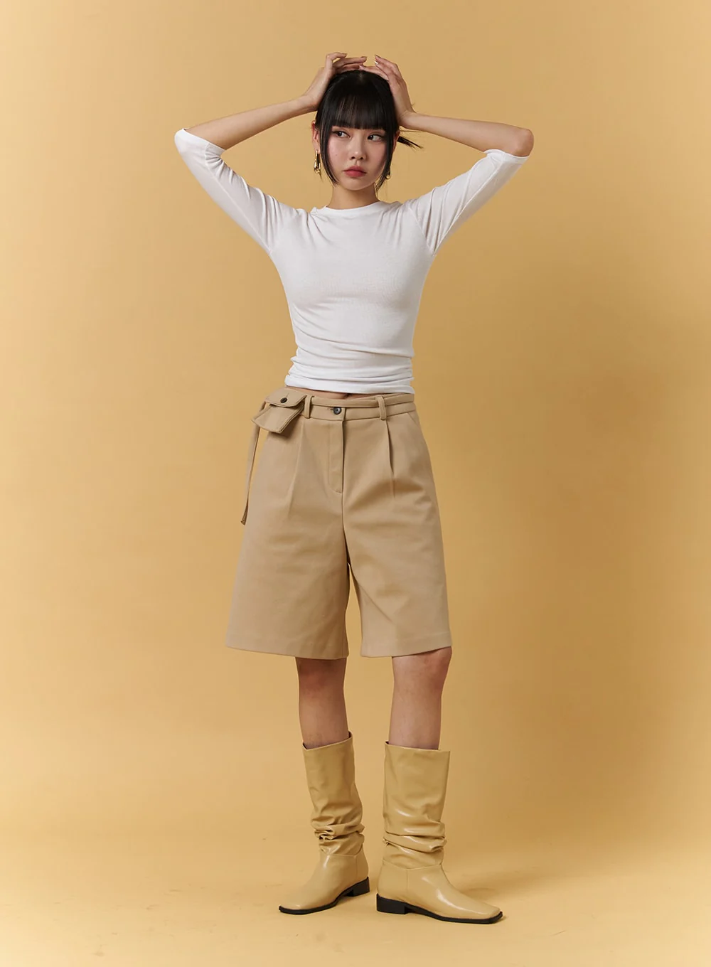 Slim Fit Half Sleeve Top CJ404 - Image 2