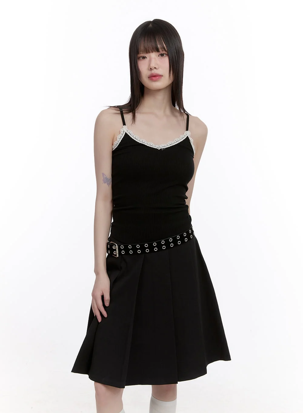 Slim-Fit Lace-Trim Cami CF512 - Image 9