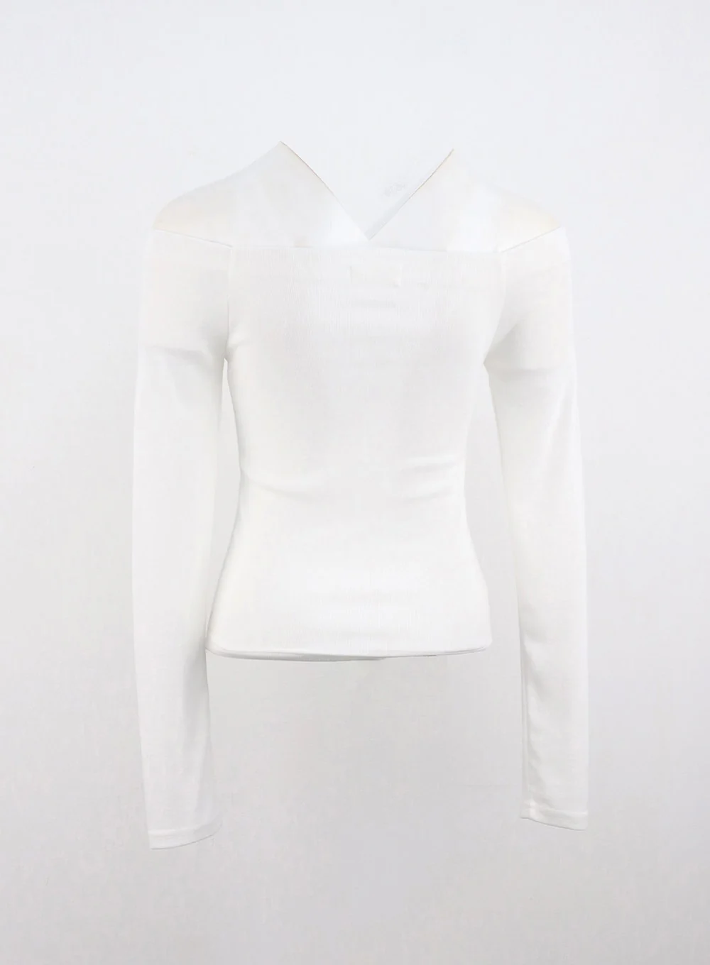 Slim-Fit Off-Shoulder T-Shirt CO313 - Image 10