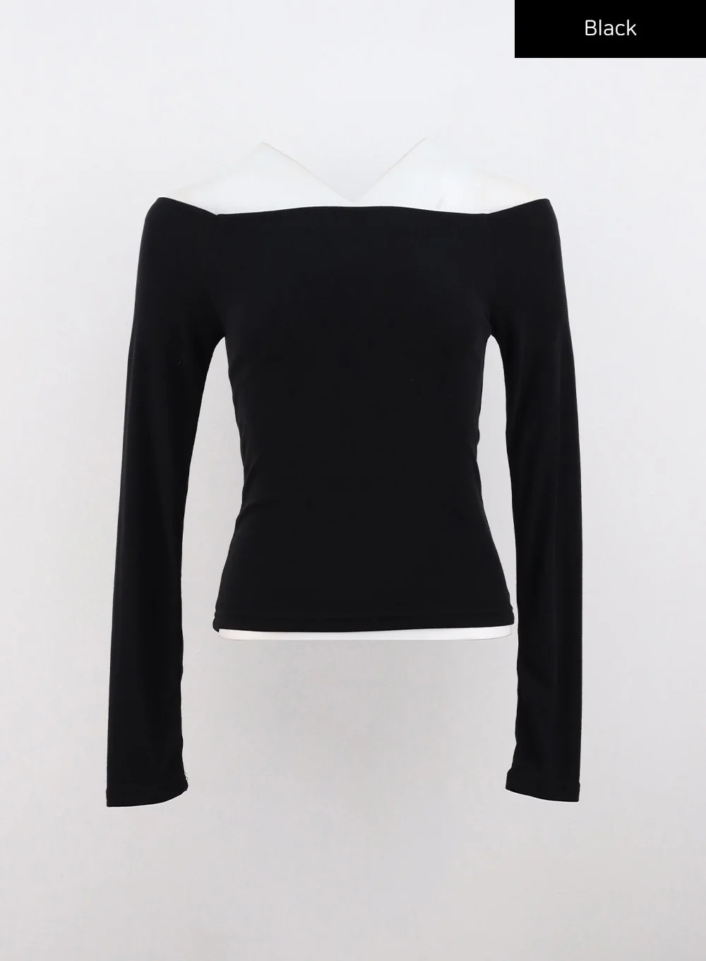Slim-Fit Off-Shoulder T-Shirt CO313 - Image 12