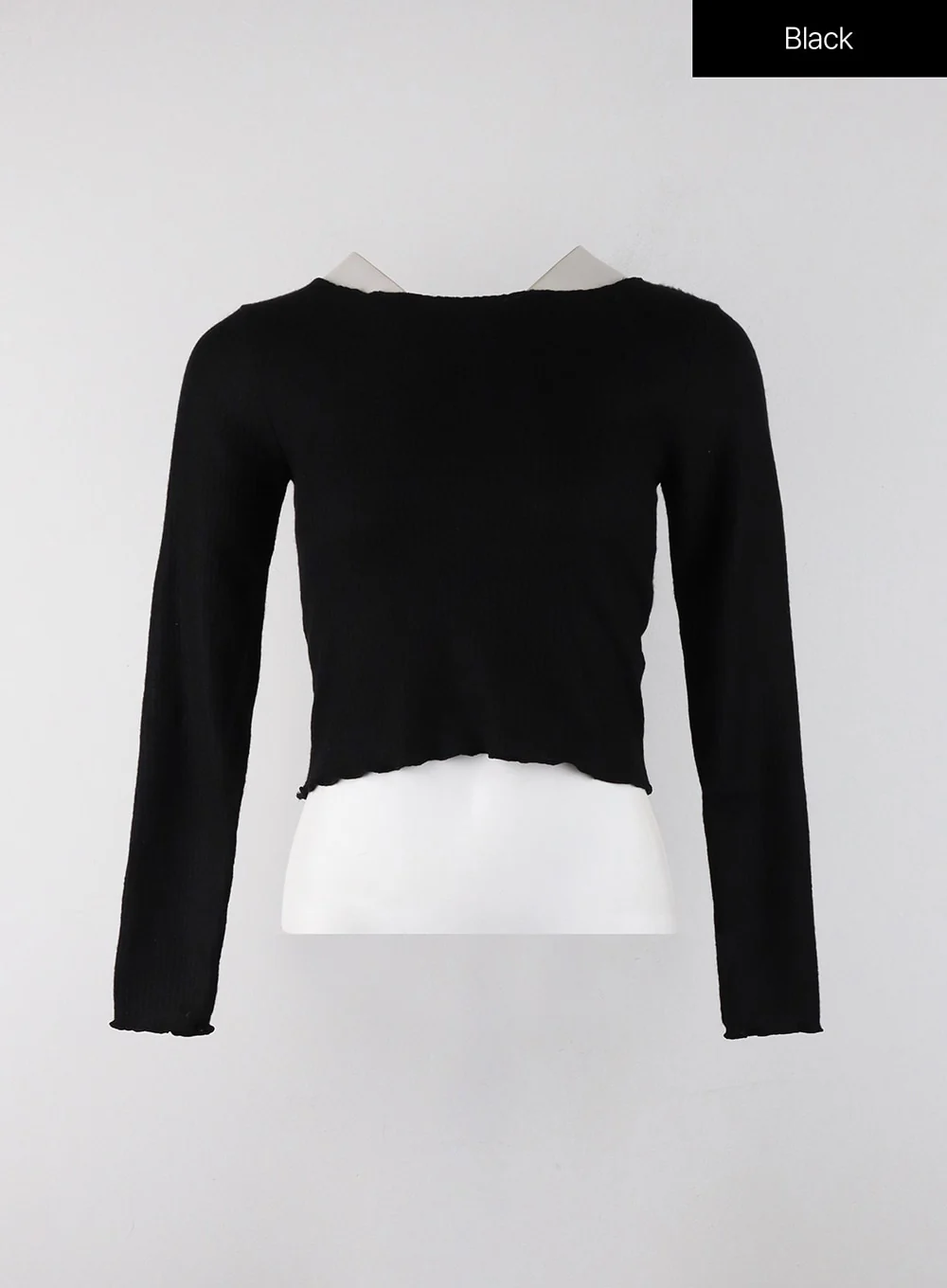 Slim Fit Solid Long Sleeve OJ405 - Image 9