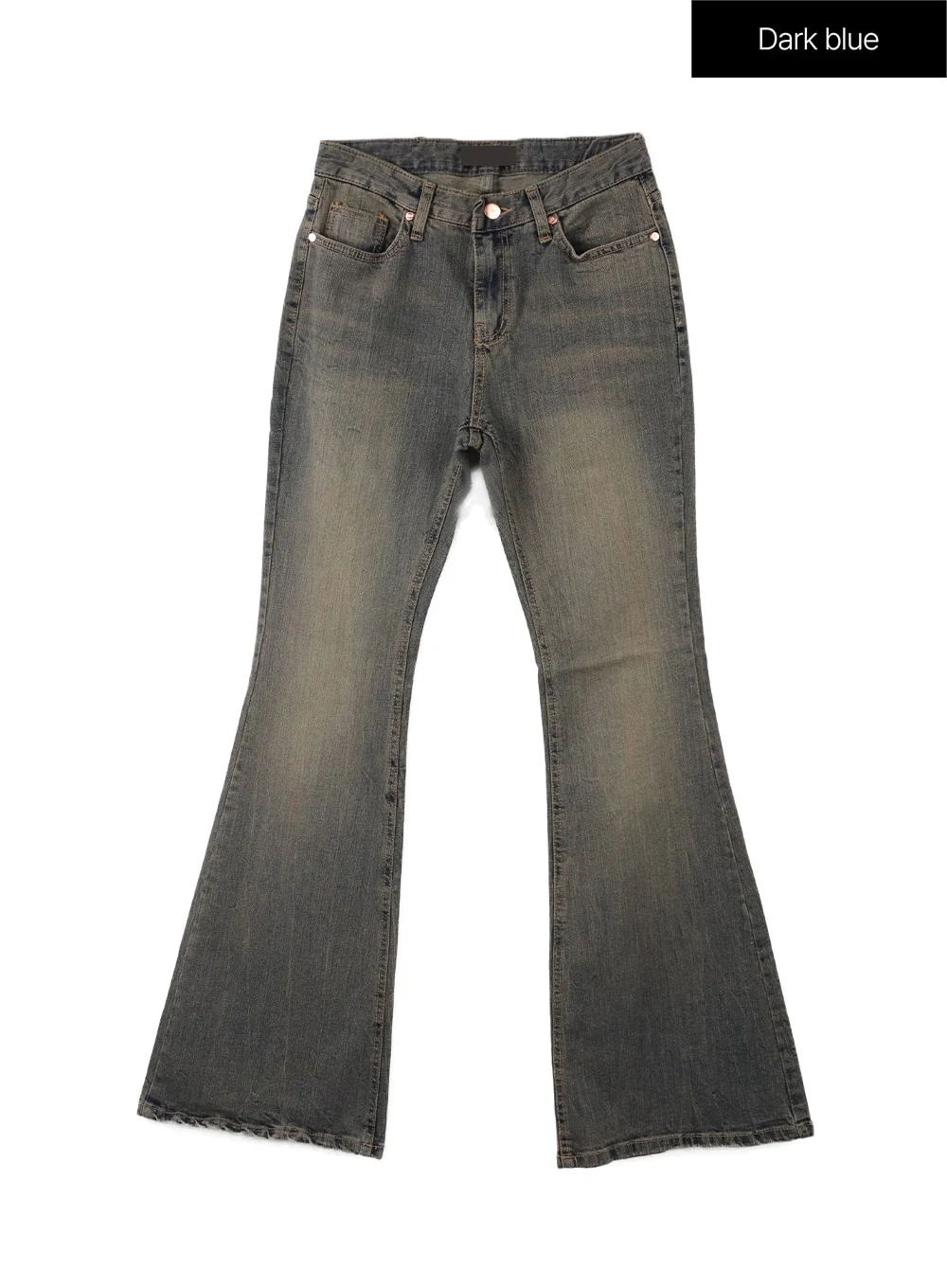 Slim Washed Flared Jeans CF416 - Image 6
