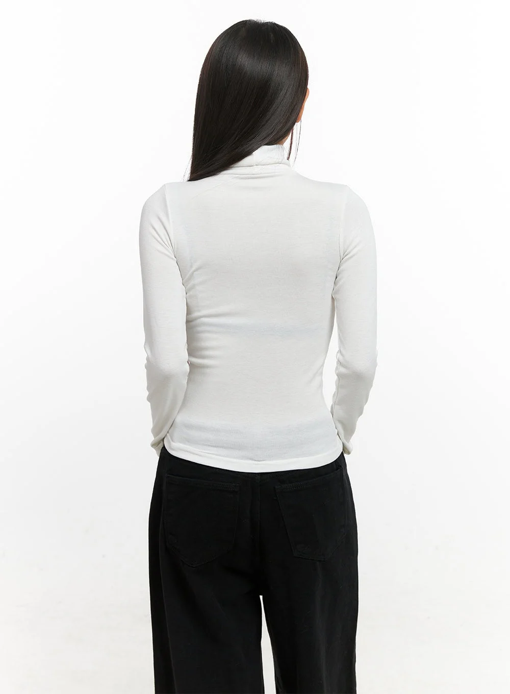 SlimFit Turtle Neck Top CN415 - Image 7