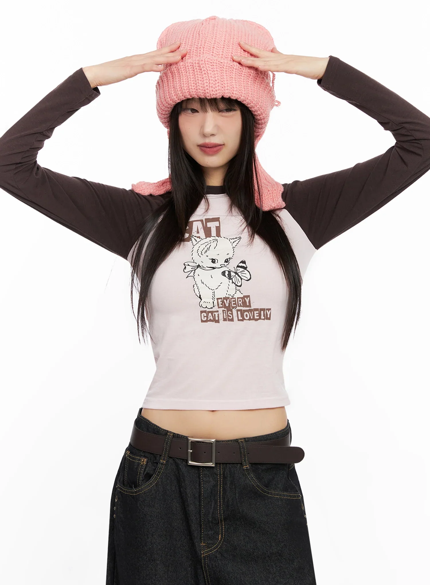 Slouchy Knit Beanie IN503 - Image 3