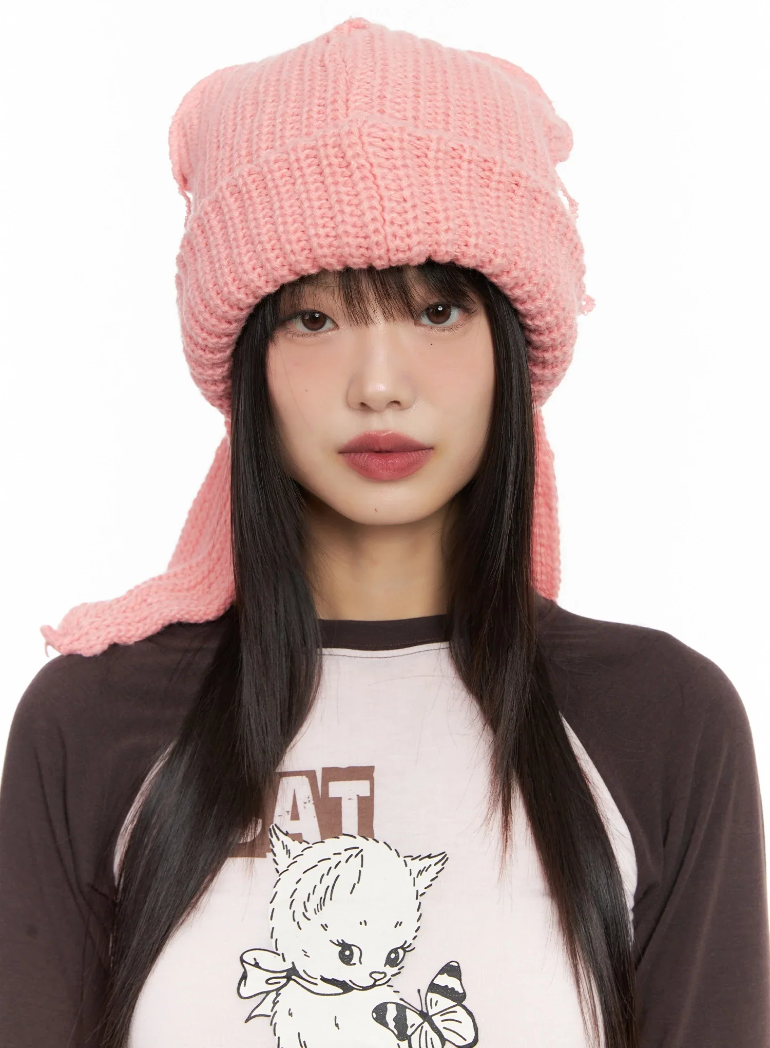 Slouchy Knit Beanie IN503 - Image 7