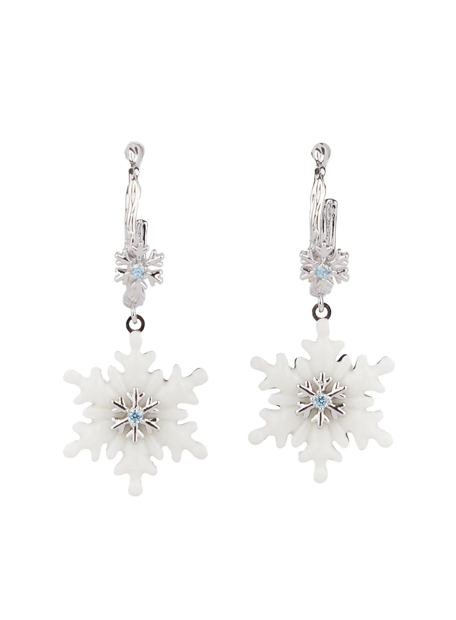 Snowflake Dangle Earrings IF526 - Image 4