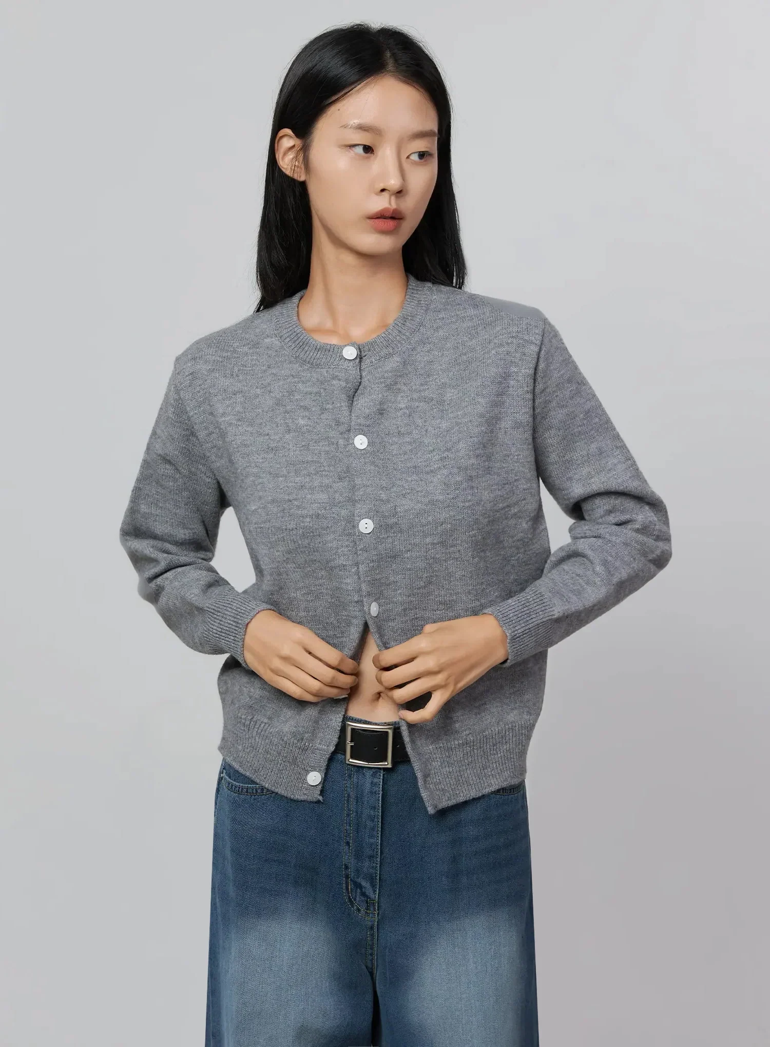 Soft Button-Up Cardigan ID516 - Image 14