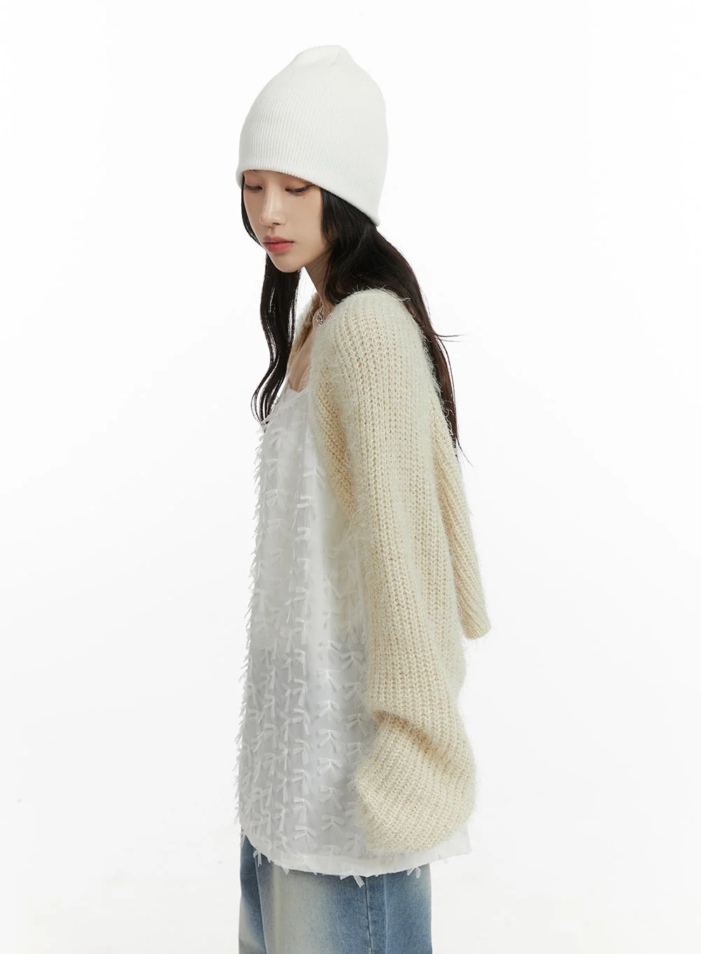 Soft Knit Bolero Sweater CM405 - Image 5
