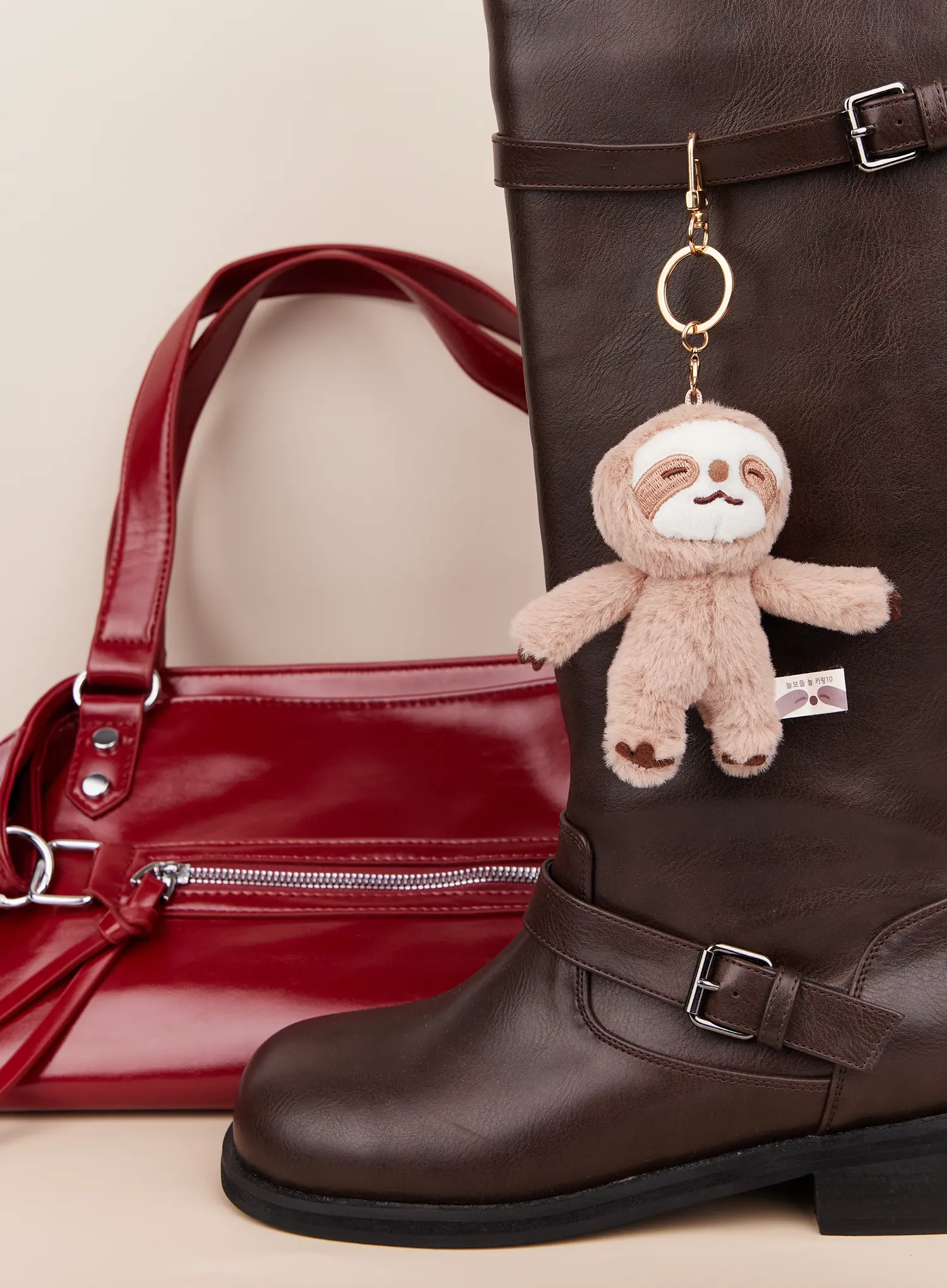 Soft Sloth Keyring IM527 - Image 2