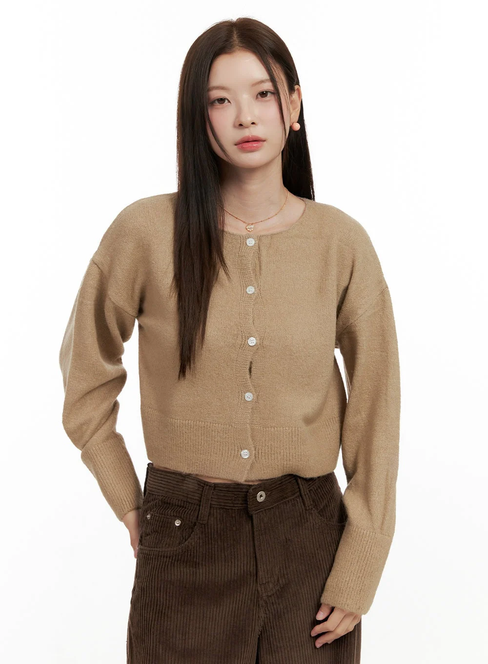 Soft Touch Buttoned Cardigan ON422 - Image 10