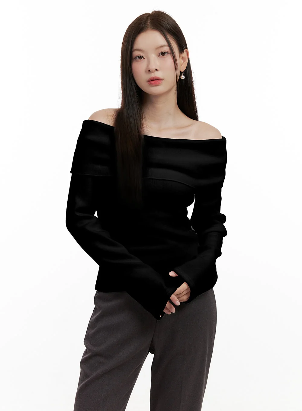 Soft Touch Off-Shoulder Top ON422 - Image 10