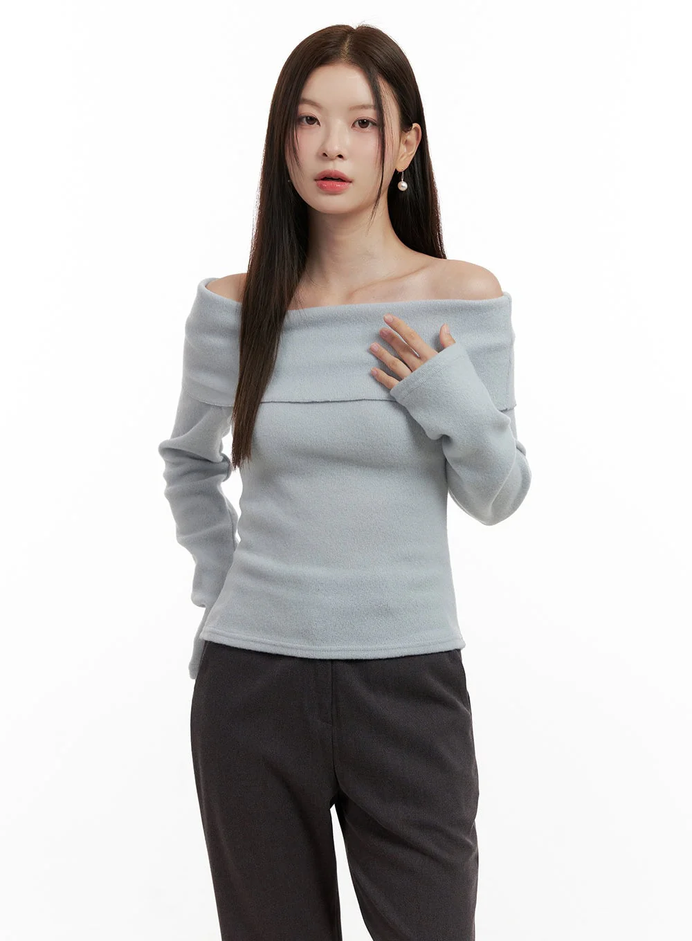 Soft Touch Off-Shoulder Top ON422 - Image 5