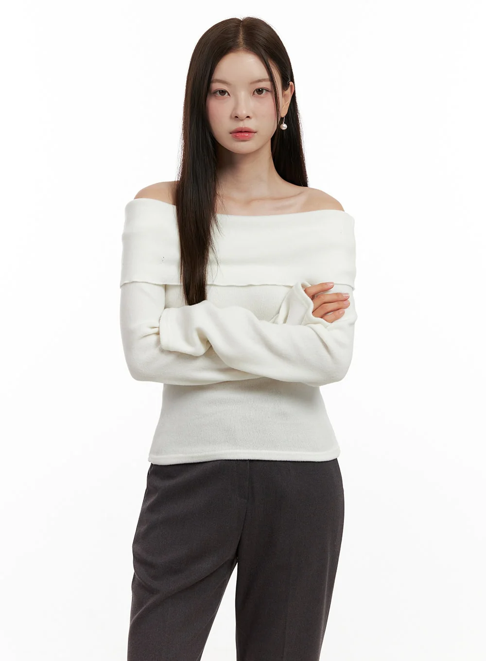 Soft Touch Off-Shoulder Top ON422 - Image 9