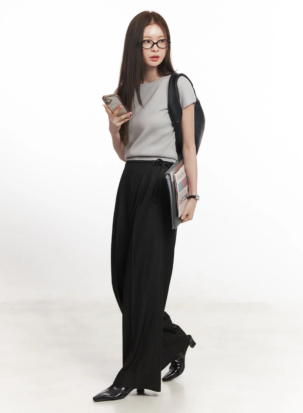 Soft-Touch Short Sleeve Sweater CA502 - Image 2
