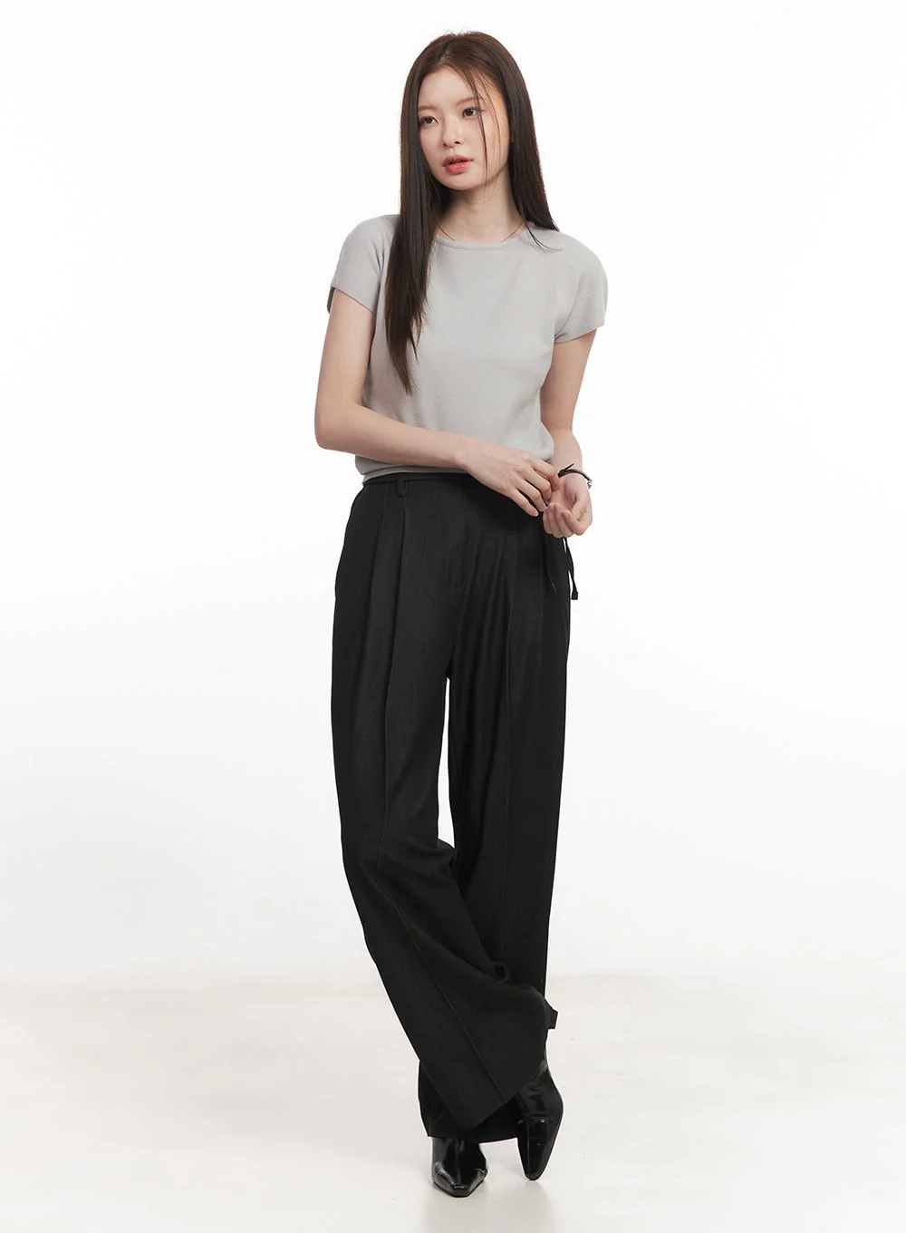 Soft-Touch Short Sleeve Sweater CA502 - Image 3