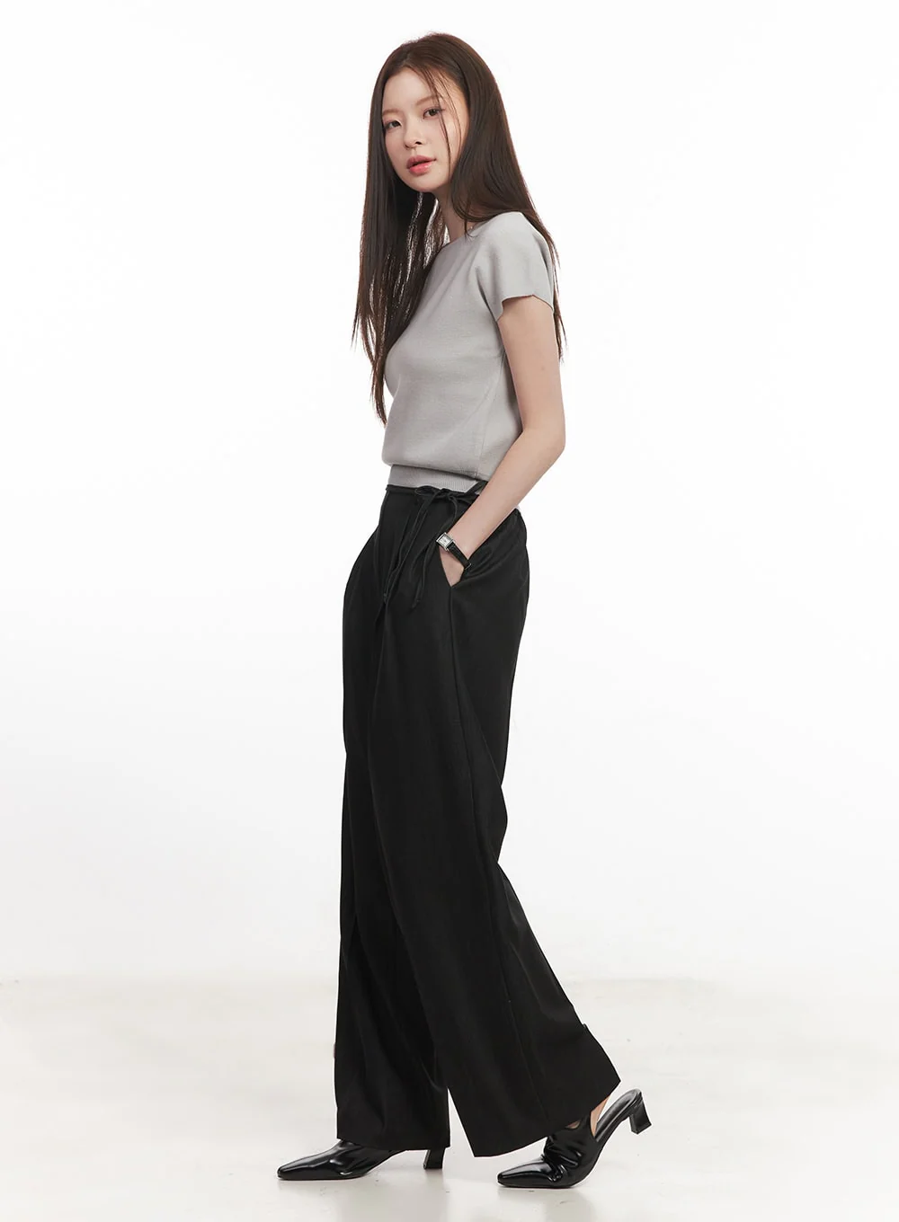 Soft-Touch Short Sleeve Sweater CA502 - Image 6