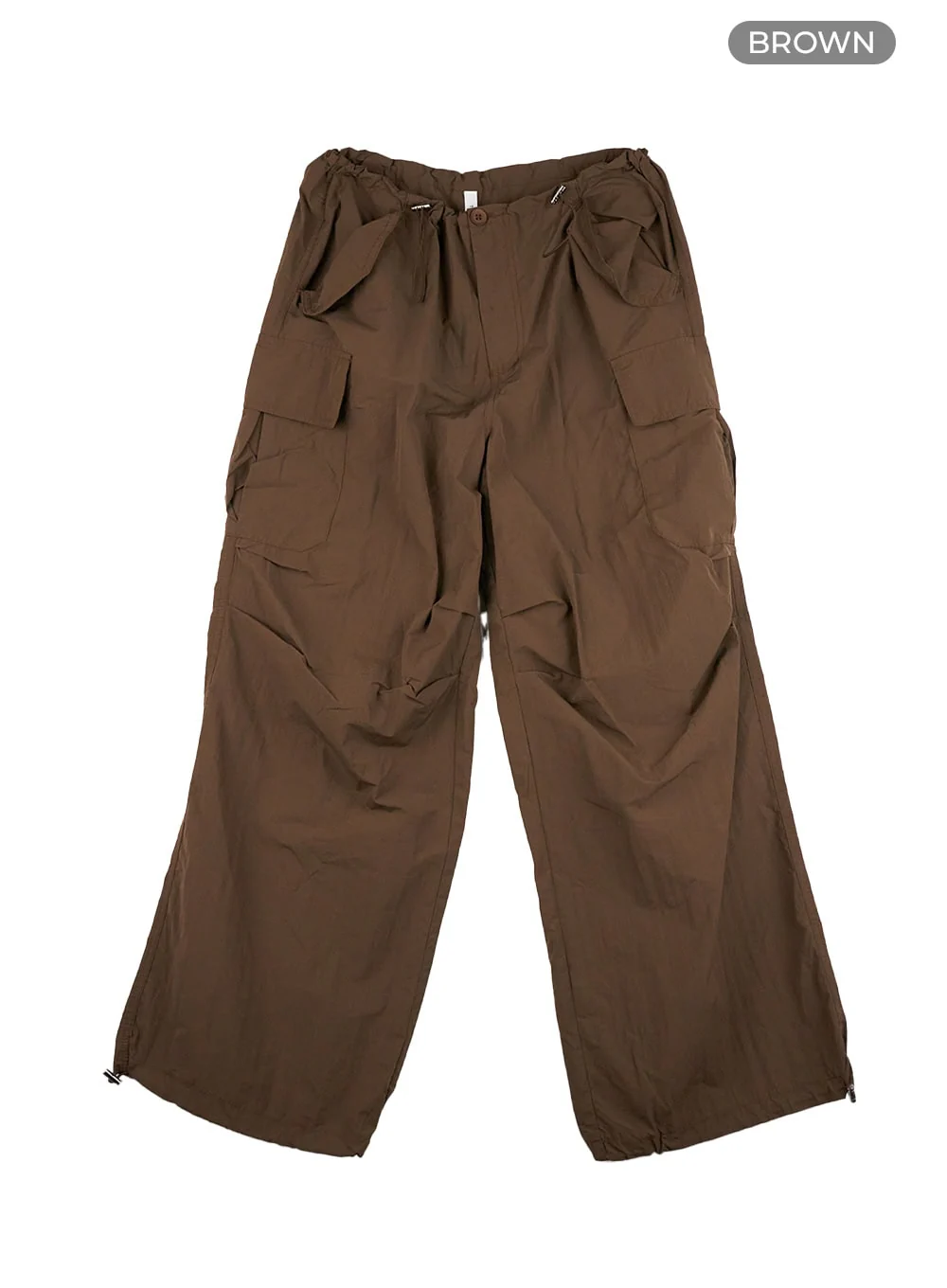Solid Cargo Chic Nylon Pants CL422 - Image 11