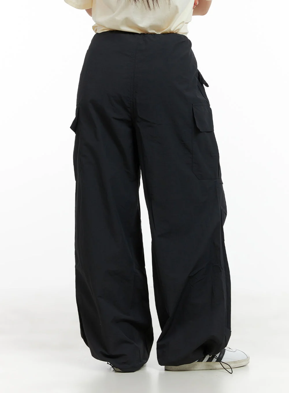 Solid Cargo Chic Nylon Pants CL422 - Image 6
