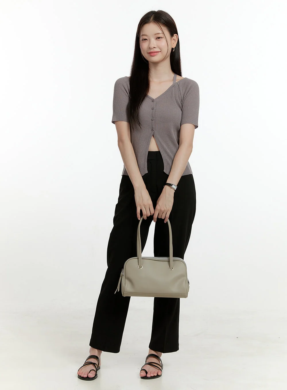 Solid Chic Sandals OL424 - Image 3