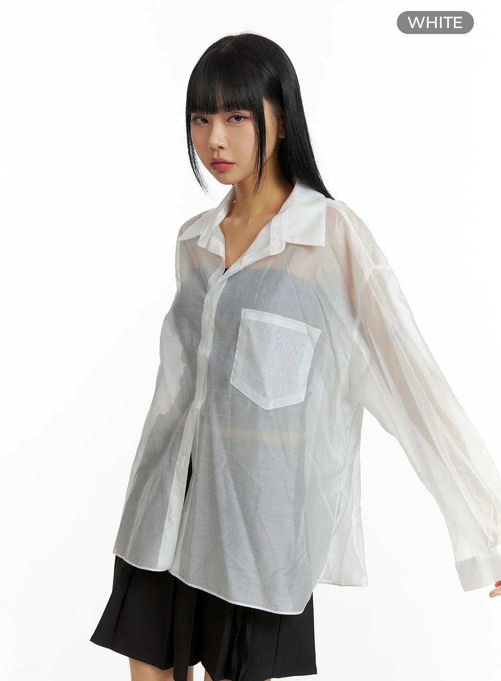 Solid Chiffon Blouse CM406 - Image 7