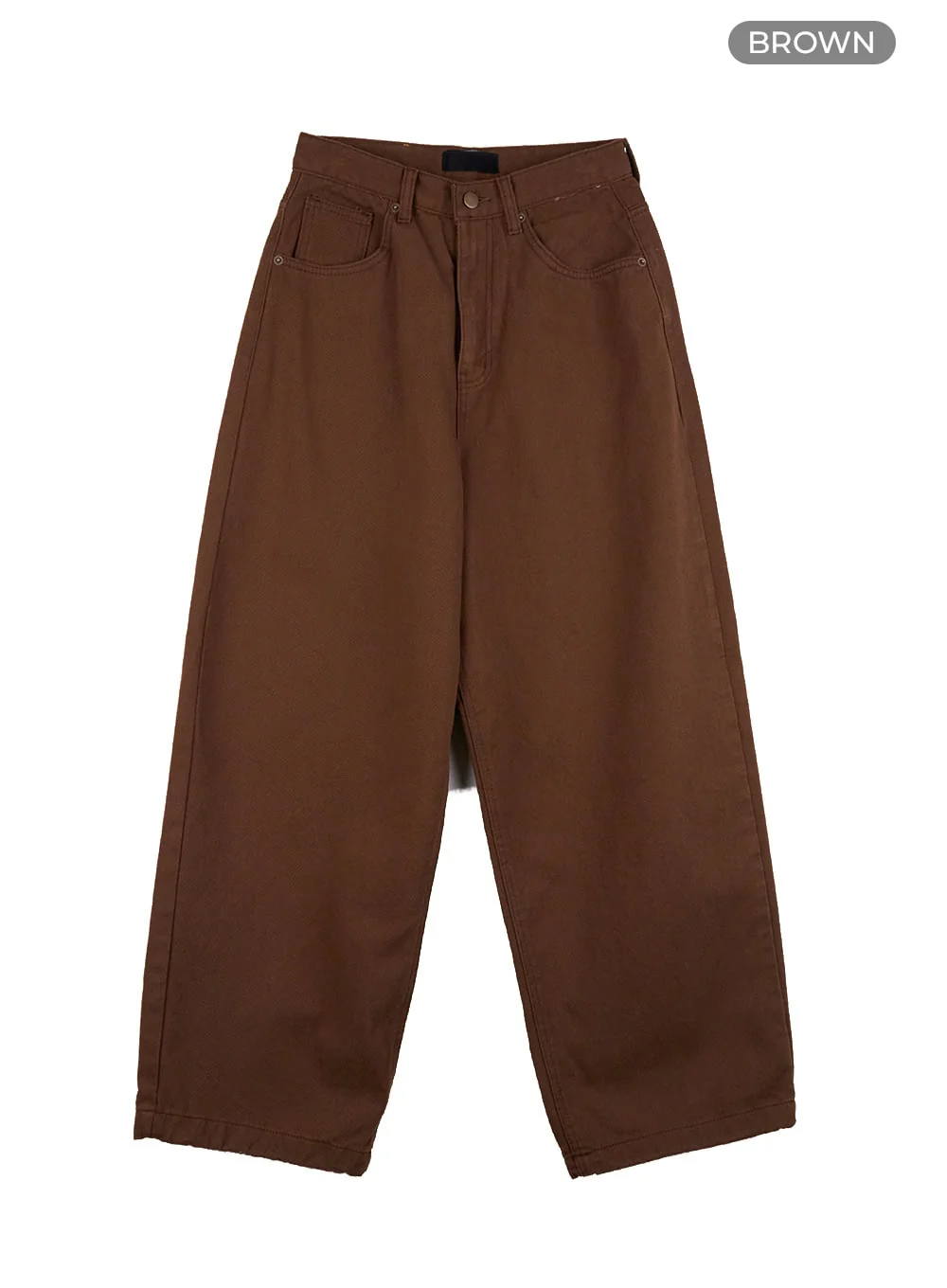 Solid Comfort Wide-Leg Trousers CO418 - Image 10