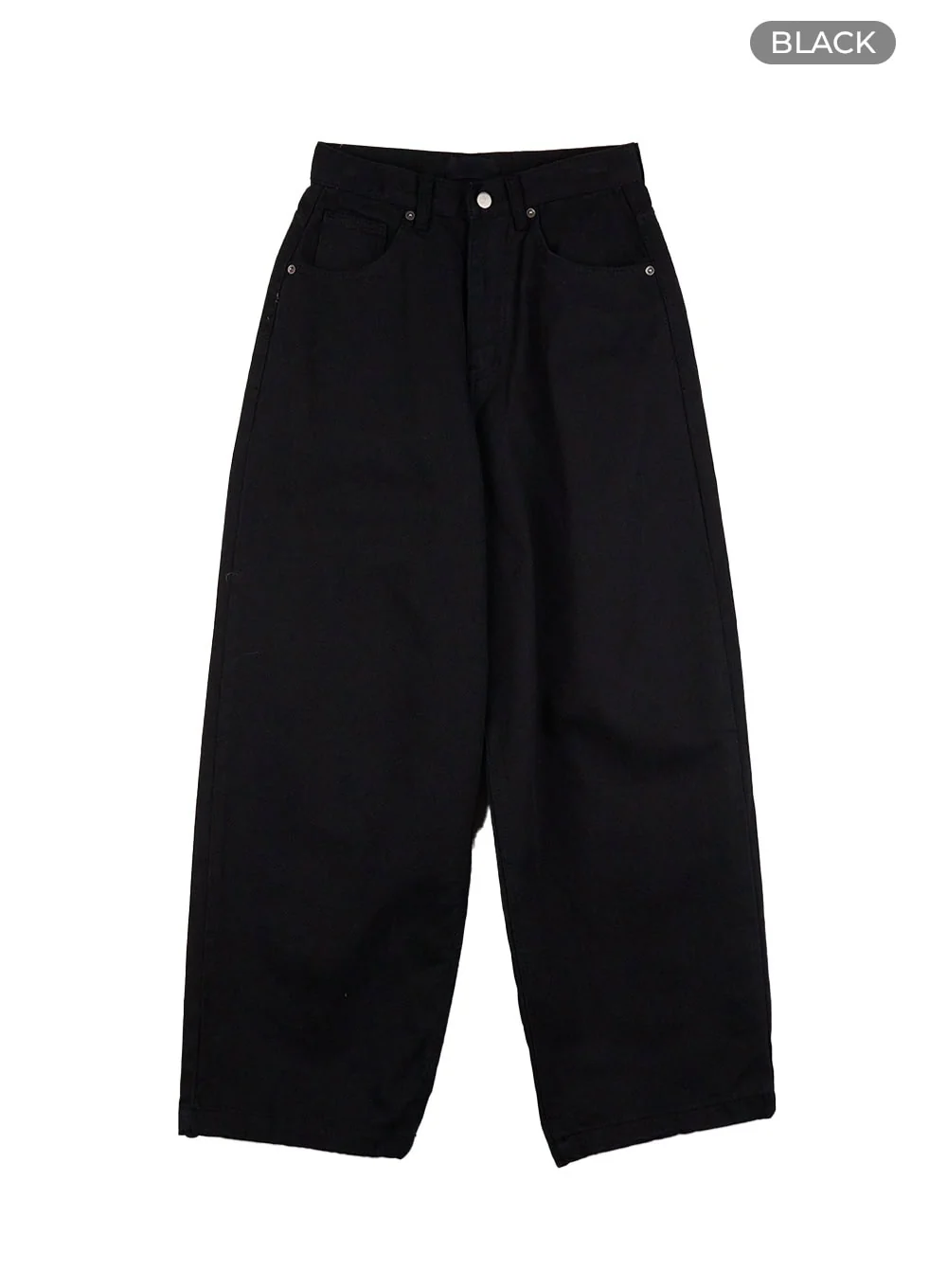 Solid Comfort Wide-Leg Trousers CO418 - Image 11