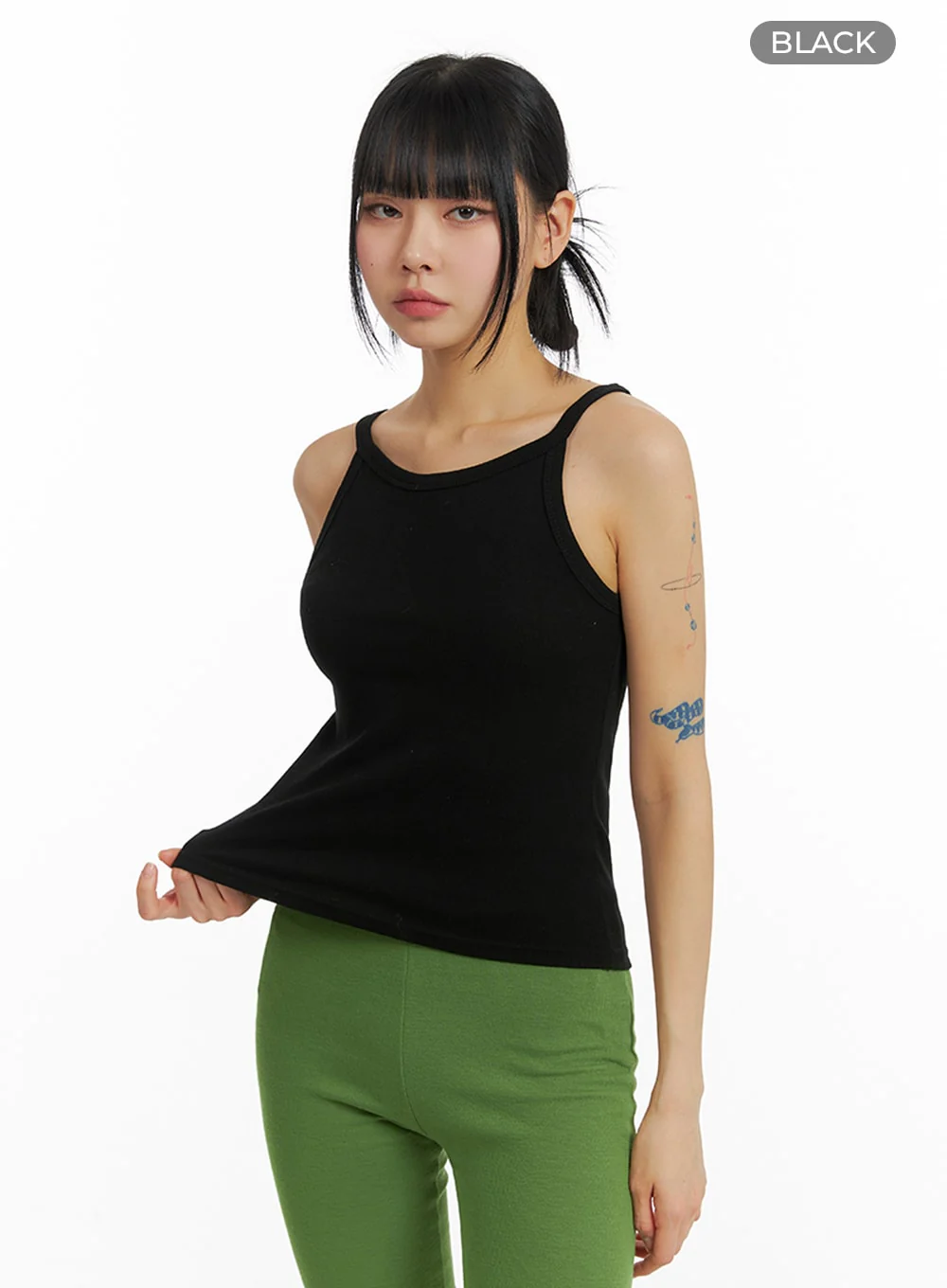 Solid Cotton Tank Top IM414 - Image 10