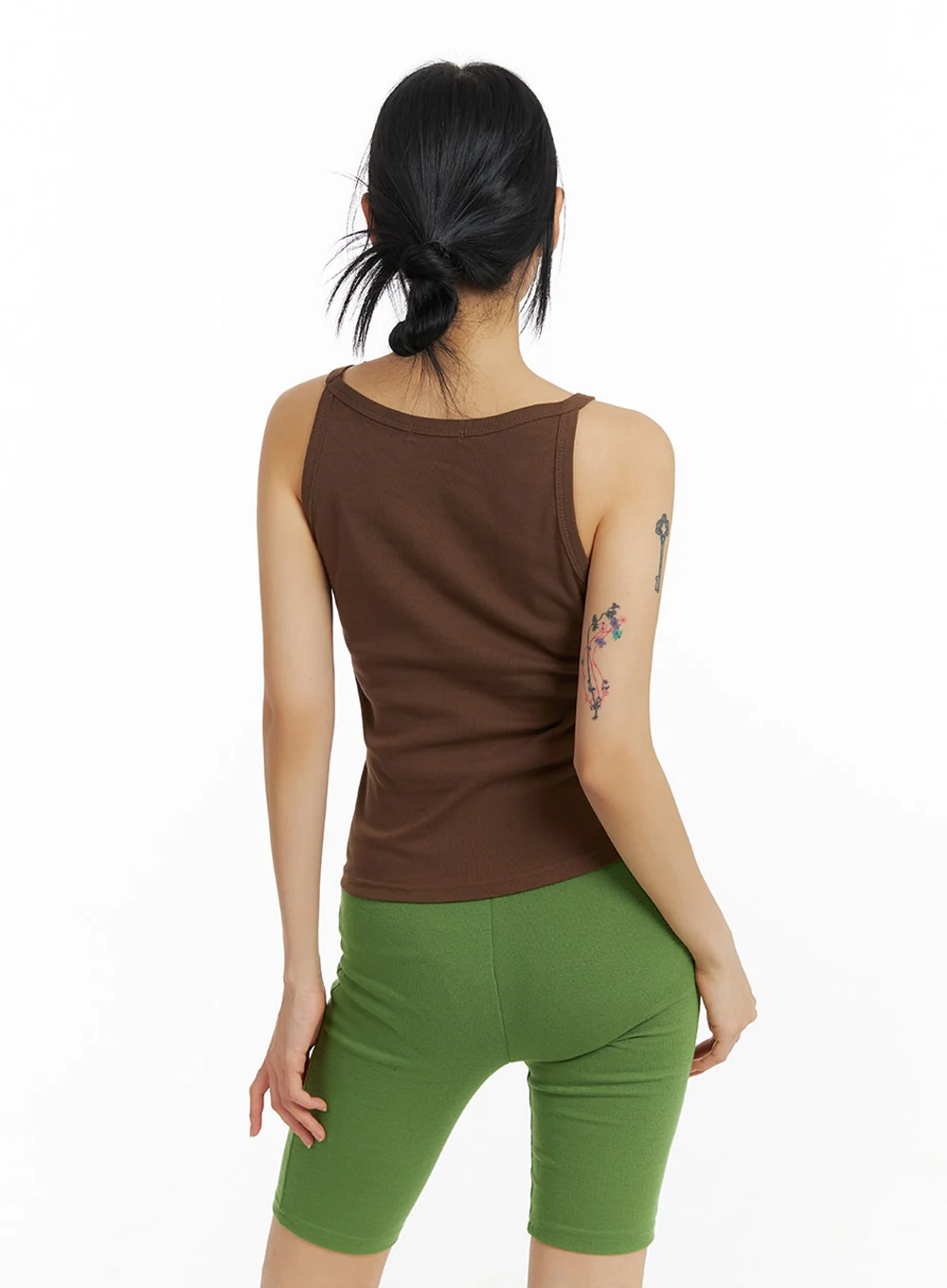 Solid Cotton Tank Top IM414 - Image 5