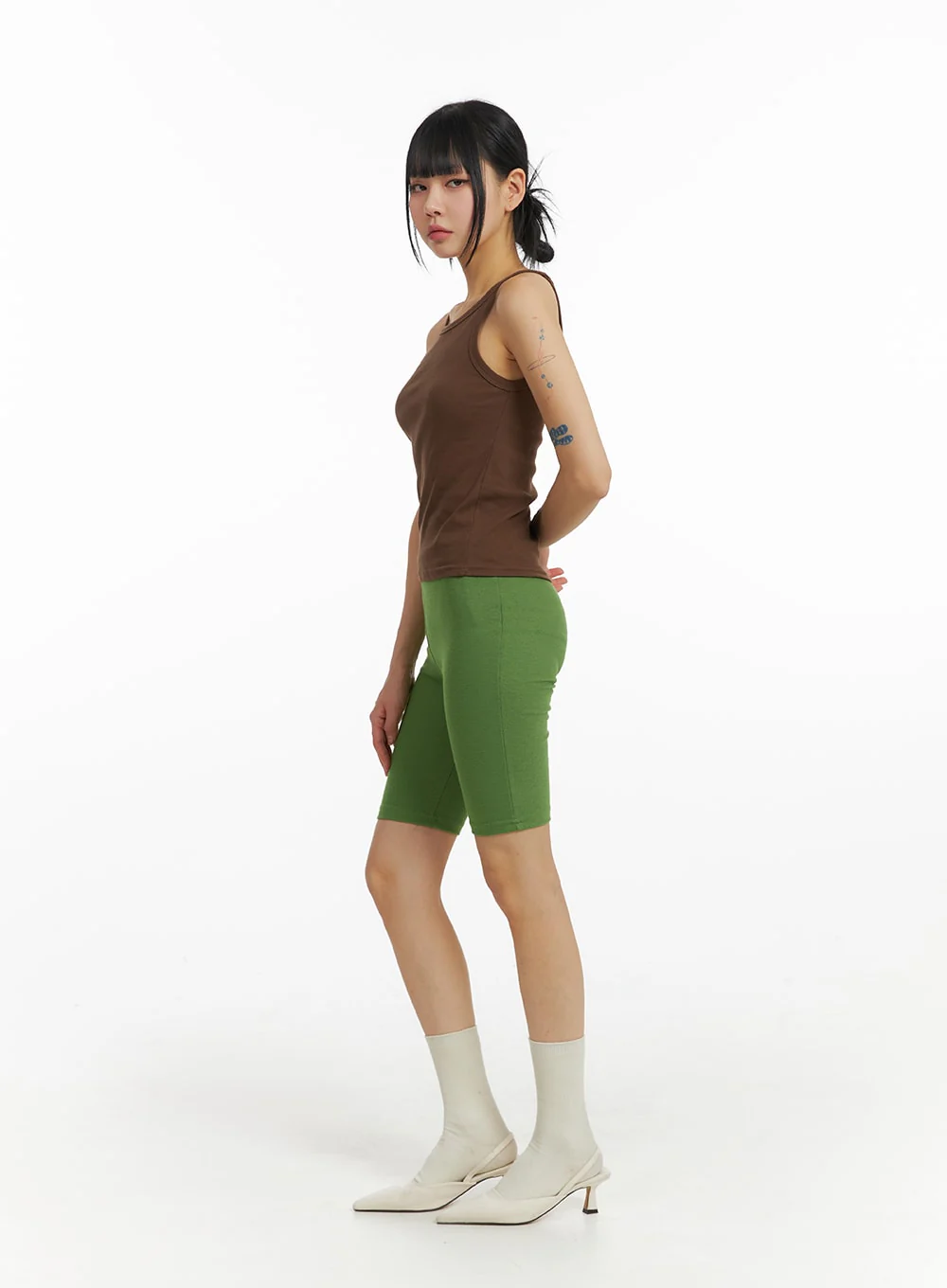 Solid Cotton Tank Top IM414 - Image 6