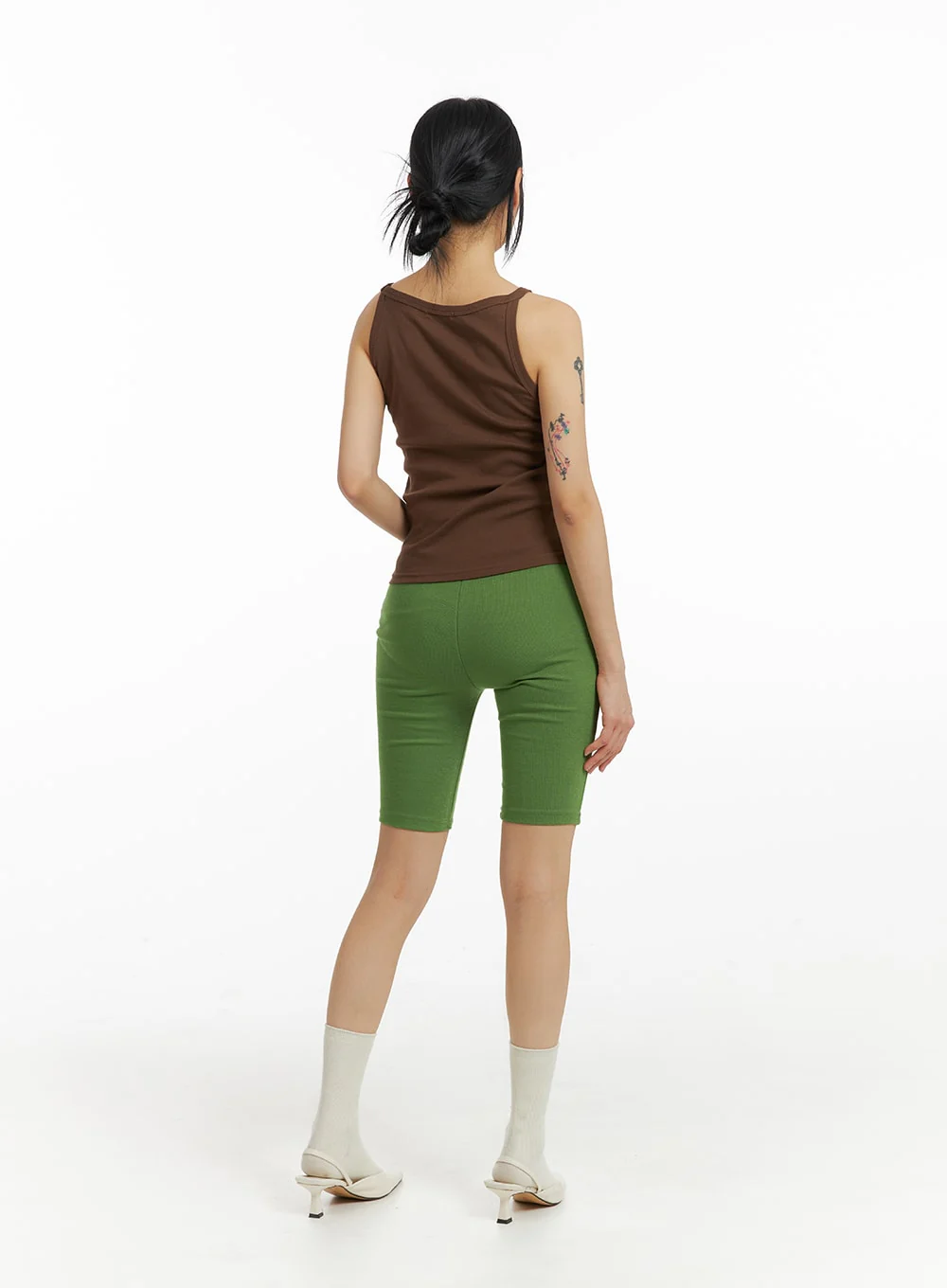 Solid Cotton Tank Top IM414 - Image 7