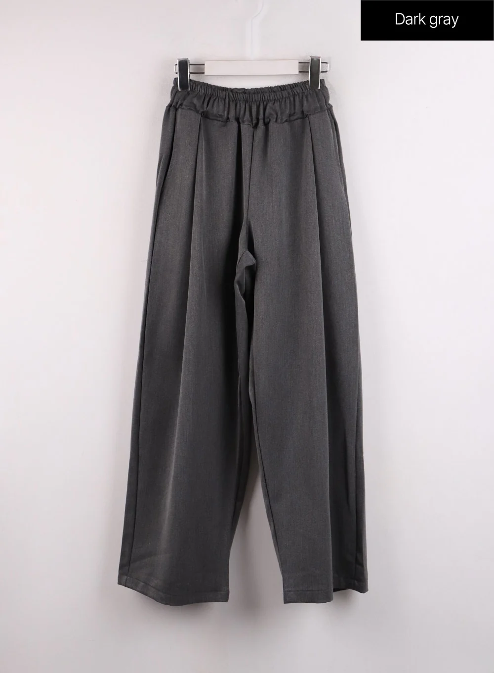 Solid Elastic Waist Trousers IF402 - Image 12