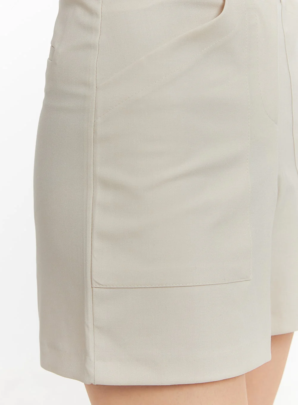 Solid Loose Fit Shorts OA429 - Image 7