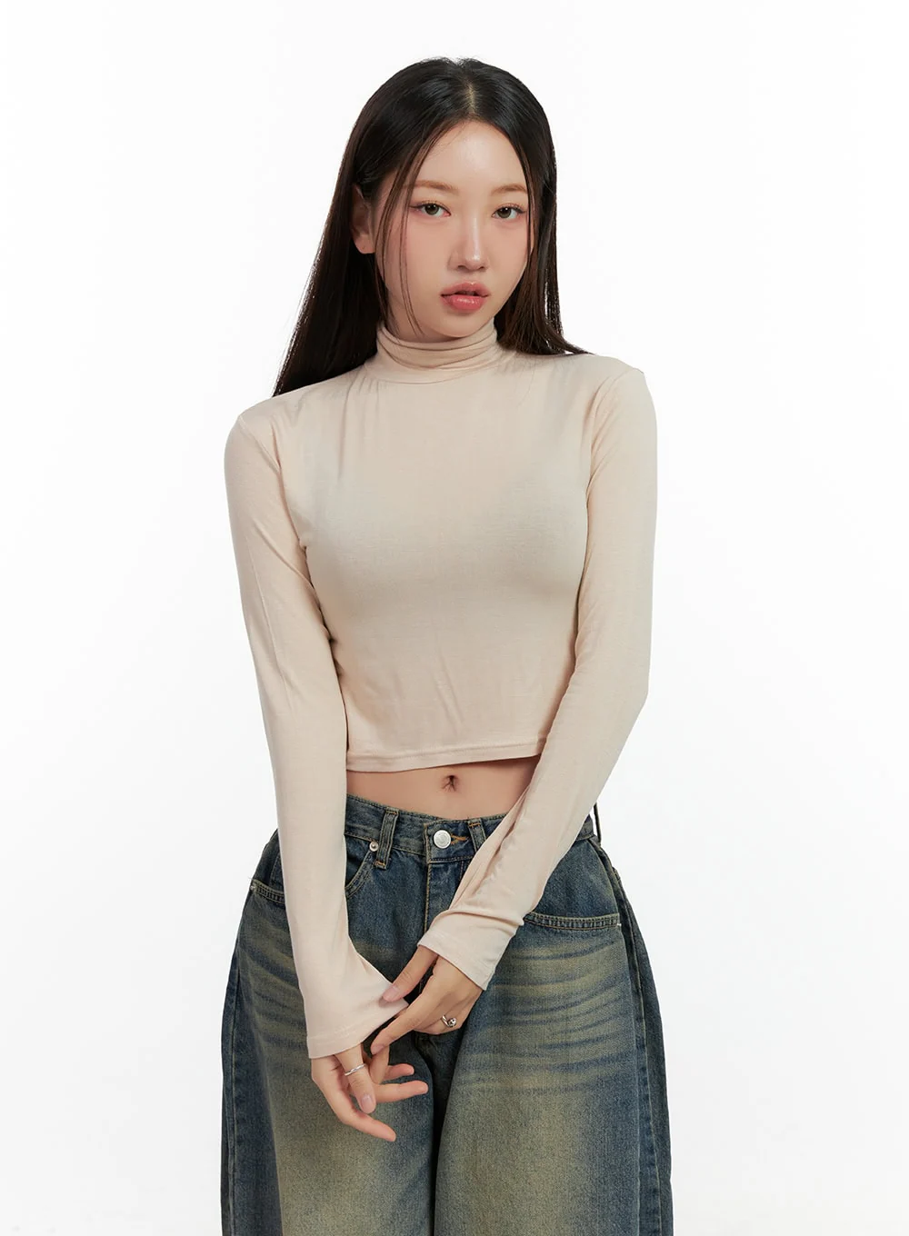 Solid Spandex Crop Top CN412 - Image 10